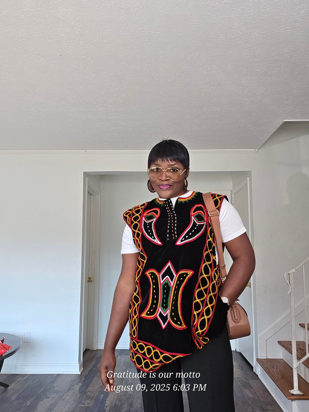 Ruby J’s Bamenda Heritage Embroidered Tunic