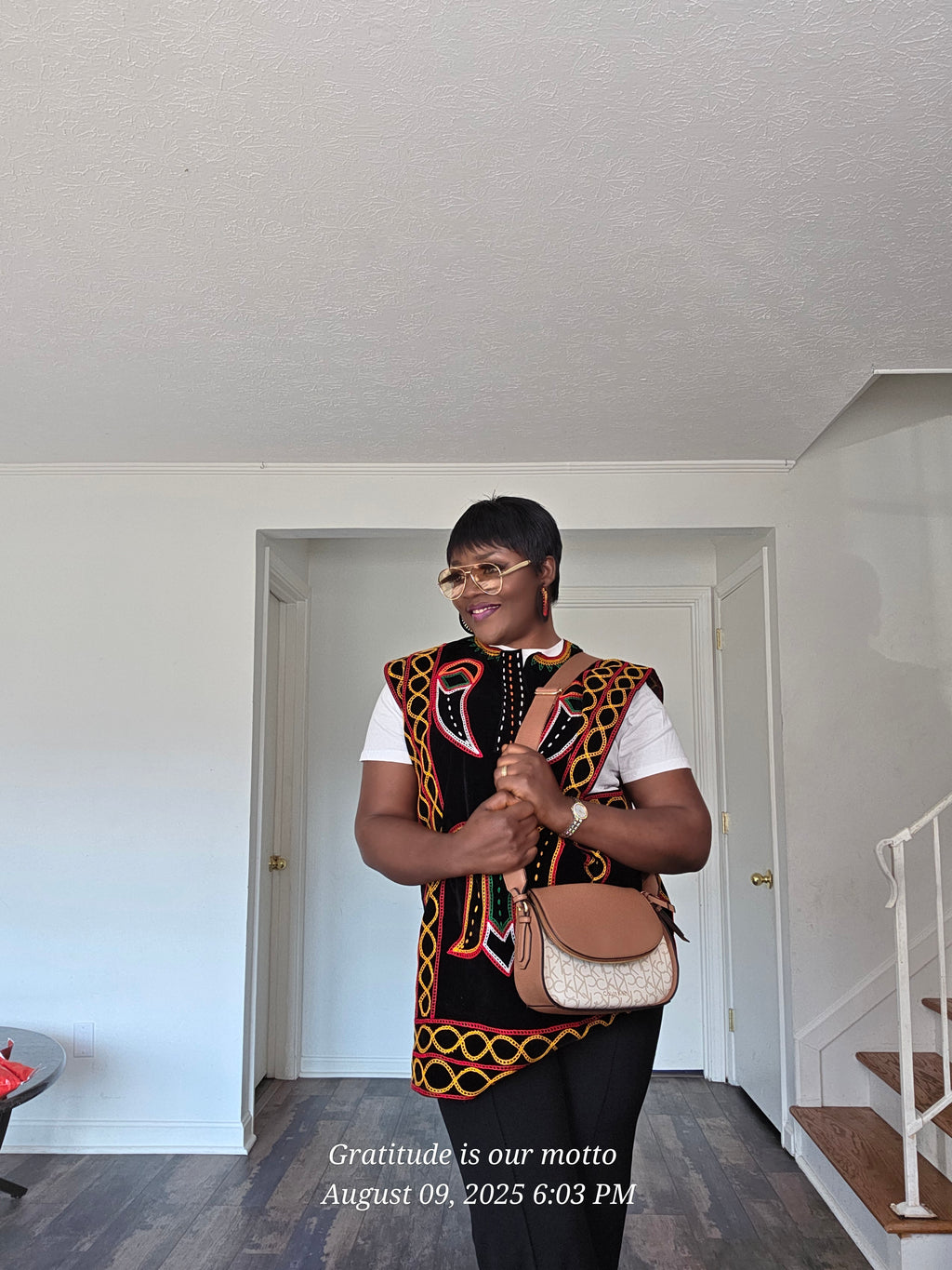 Ruby J’s Bamenda Heritage Embroidered Tunic