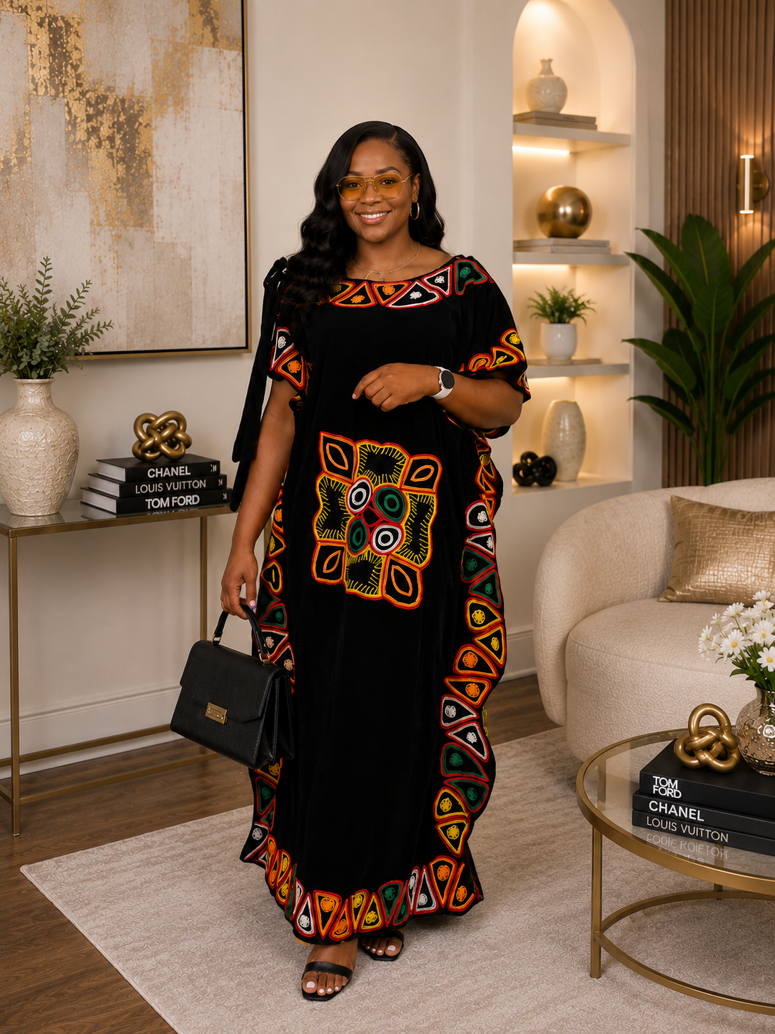 Ruby J’s Bamenda Heritage Maxi Dress