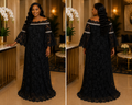 Amara Off-Shoulder Nigerian Lace Gown
