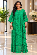 Green Nigerian Lace Boubou
