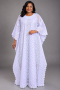 Ariyike Nigerian Lace Boubou – White