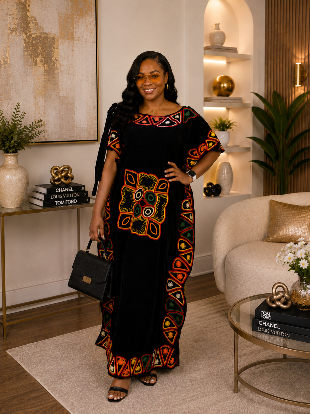 Ruby J’s Bamenda Heritage Maxi Dress