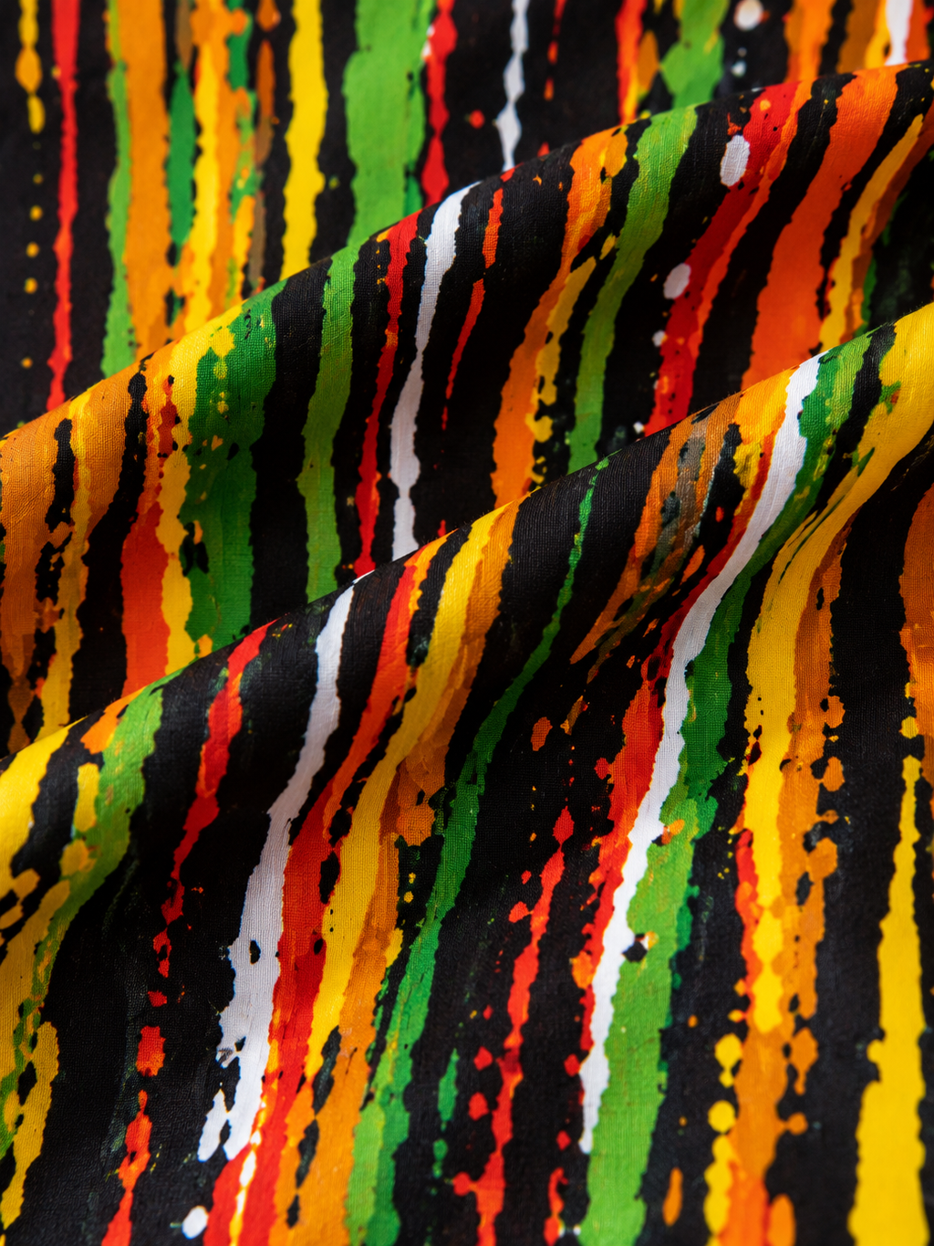 Ruby J’s Black Ankara Wide-Leg Pants Set
