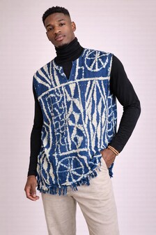 Ruby J’s Men’s Bamileke Ndop Sleeveless Tunic