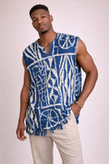 Ruby J’s Men’s Bamileke Ndop Sleeveless Tunic